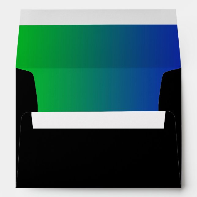 Black Light Daisies 2 Envelope (Back (Bottom))