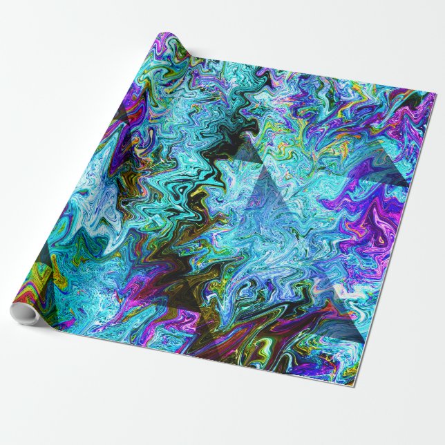 Black Light Nights.... Wrapping Paper (Unrolled)