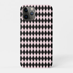 Black & Light Pink Stripe Pattern Minimal Abstract Case-Mate iPhone Case