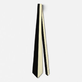 Black & Light Yellow Split Color Tie