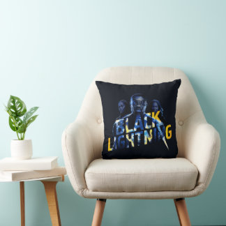 Black Lightning Heroes Graphic Cushion