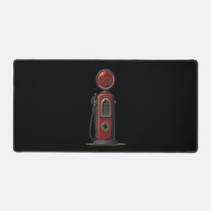 Black Lightning Oil Company Retro Gas Pump Desk Mat