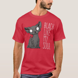 Black like my soul Kitten T-Shirt