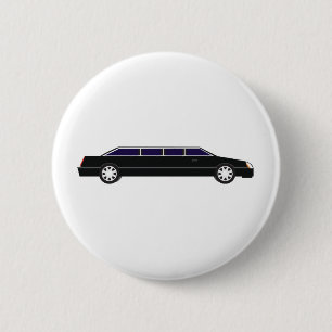 Black Limo 6 Cm Round Badge