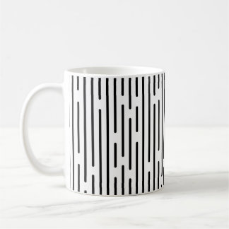 Black Line Geometric Pattern Coffee Mug