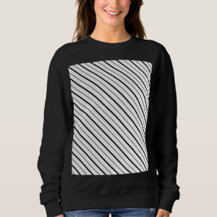 Black Line Geometry Simple Sweatshirt