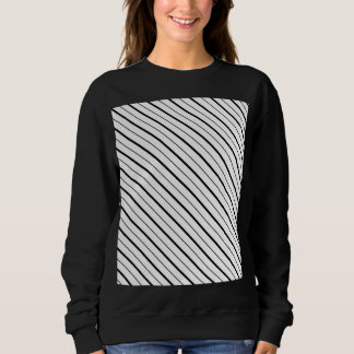 Black Line Geometry Simple Sweatshirt