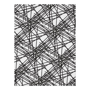Black Line Mesh Effect Design Poster