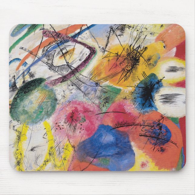 Black Lines Mouse Pad (Front)