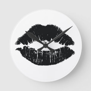 Black Lips Clock