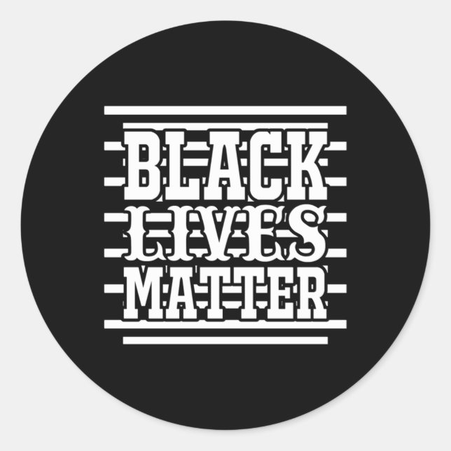Black Lives (1) Sticker  (Front)