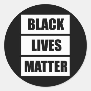 Black Lives - Awareness Protest Social Justice Lon Classic Round Sticker