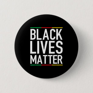 Black Lives Blm Human Rights Black History Month  6 Cm Round Badge