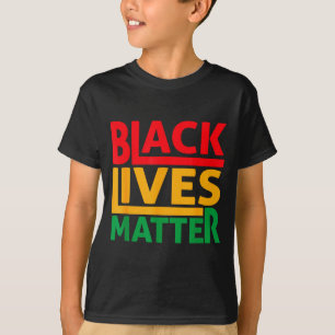 Black Lives Blm Human Rights Black History Month  T-Shirt