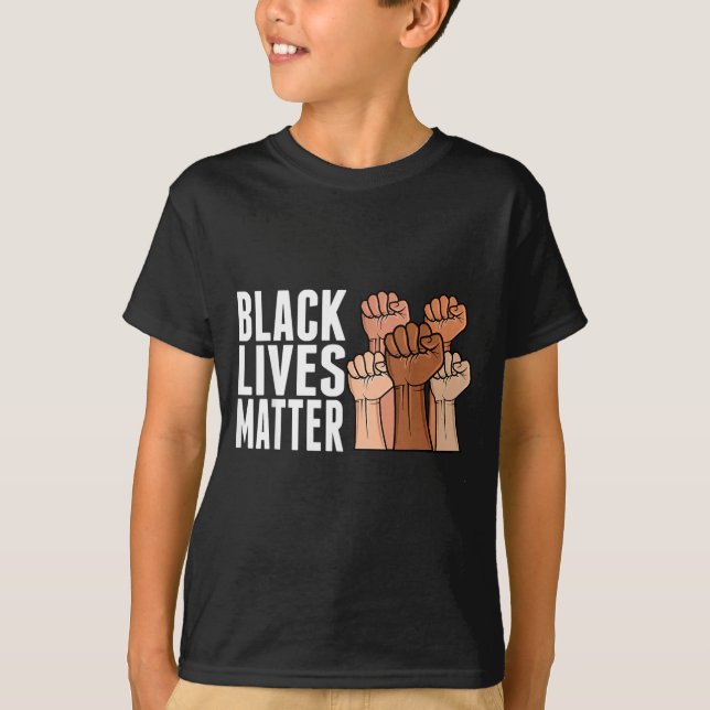 Black Lives Fist T-Shirt (Front)