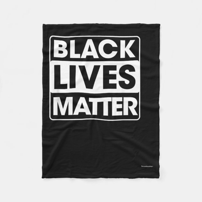 Black Lives Fleece Blanket (Front)