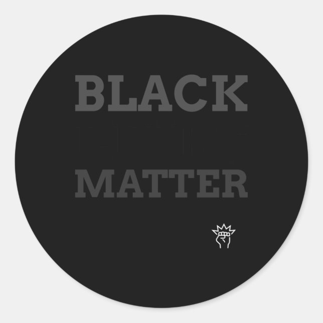 Black Lives Light Profile Sticker  (Front)