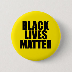 "BLACK LIVES MATTER" 2.25-inch 6 Cm Round Badge