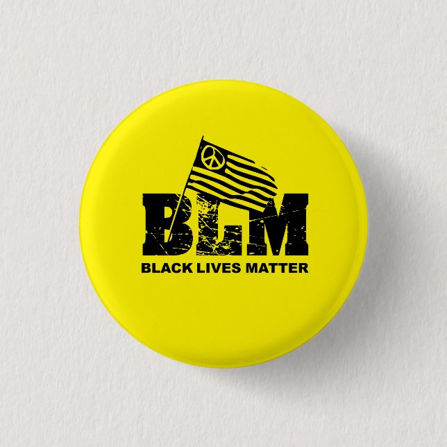 Black Lives Matter 3 Cm Round Badge (Front)