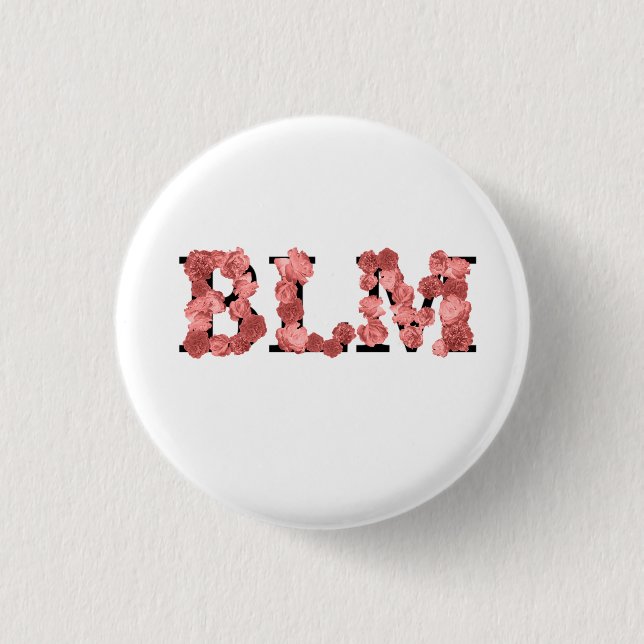 Black Lives Matter 3 Cm Round Badge (Front)