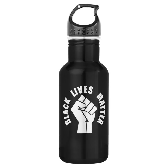 BLACK LIVES MATTER 532 ML WATER BOTTLE (Front)