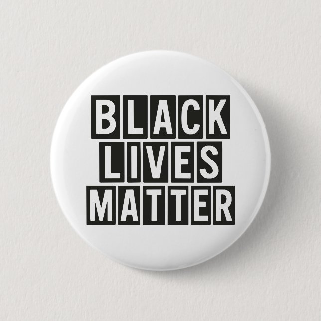 Black Lives Matter  6 Cm Round Badge (Front)