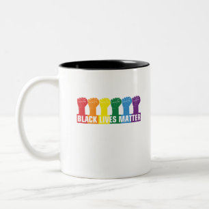 BLACK LIVES MATTER 6 Two-Tone COFFEE MUG