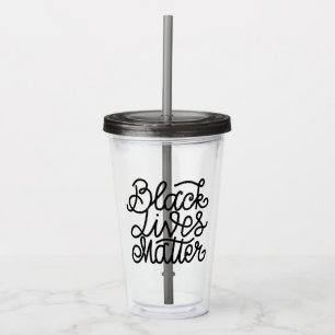 Black Lives Matter Acrylic Tumbler