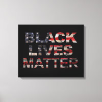 Black Lives Matter | American Flag