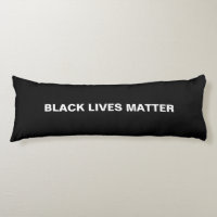 Black Lives Matter black and white text minimalist