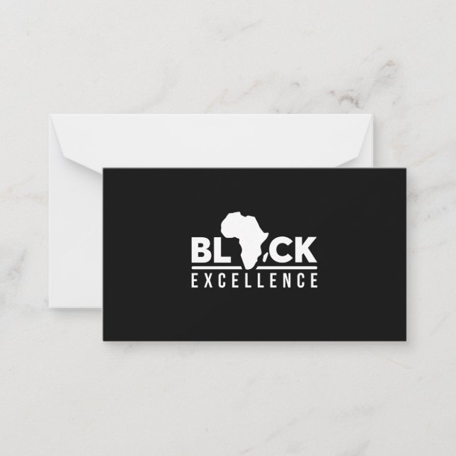 Black Lives Matter Black Excellence Card (Front)