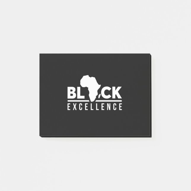 Black Lives Matter Black Excellence Post-it Notes (Front)