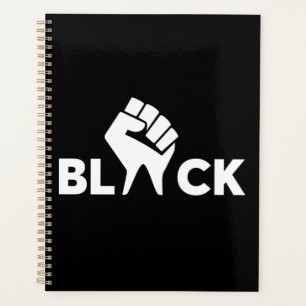 Black Lives Matter Black With Hand Planner