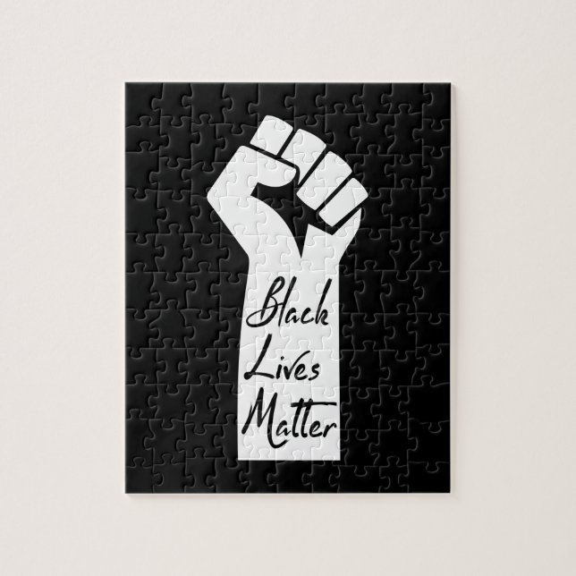 Black Lives Matter Black Woman Jigsaw Puzzle (Vertical)