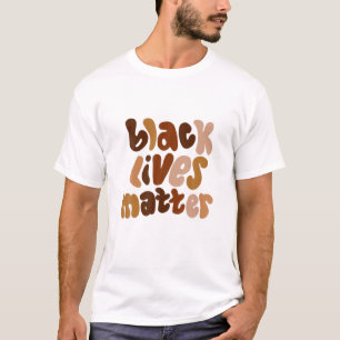 Black Lives Matter BLM Black History Month Men Wom T-Shirt