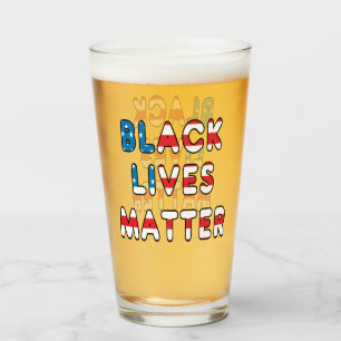 Black Lives Matter BLM Glass