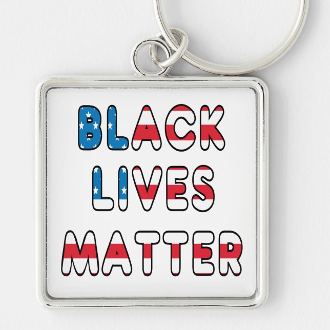 Black Lives Matter BLM Key Ring (Front)