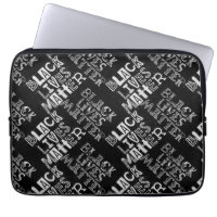 black lives matter blm mixed typeface carry pouch