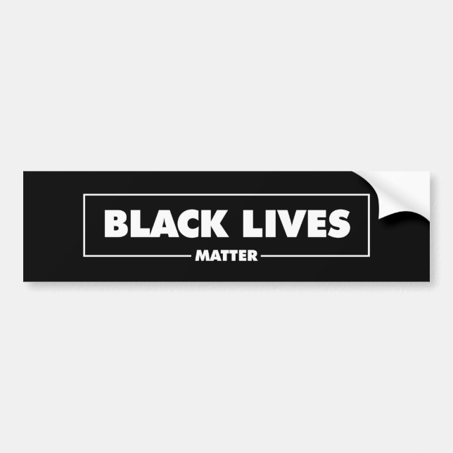 Black Lives Matter Bumper Sticker (Front)