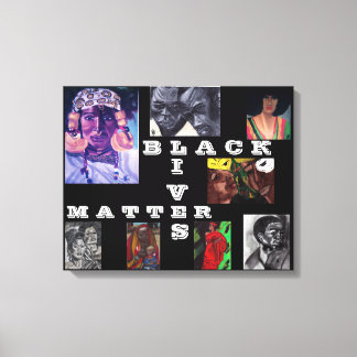 BLACK LIVES MATTER canvas Print