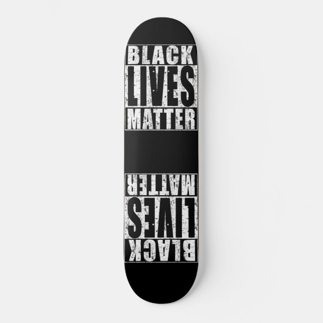 Black Lives Matter concrete Skateboard (Front)