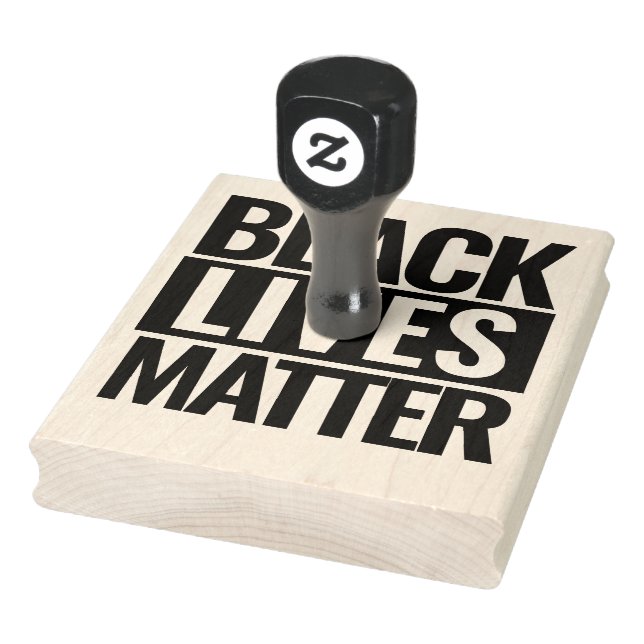 Black Lives Matter Custom Rubber Stamp (Stamp)