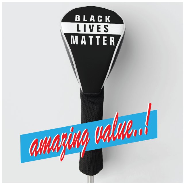 Black Lives Matter Golf Head Cover (Creator Uploaded)