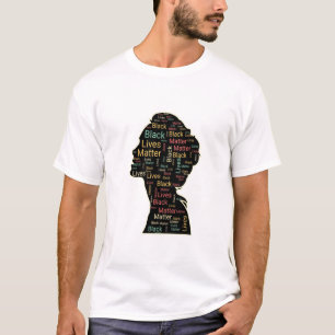 Black Lives Matter - Head Shape T-Shirt