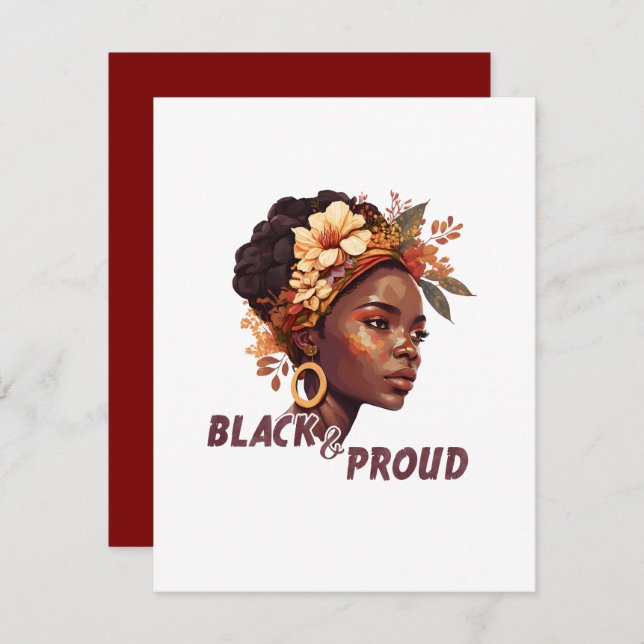 Black Lives Matter  Holiday Card (Front/Back)
