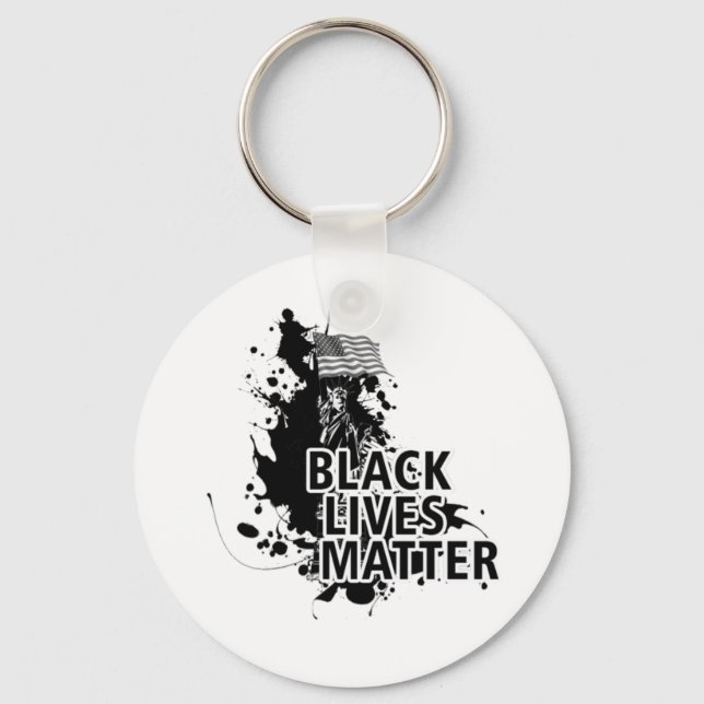Black Lives Matter Key Ring (Front)