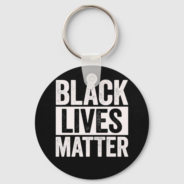 Black Lives Matter Key Ring (Front)