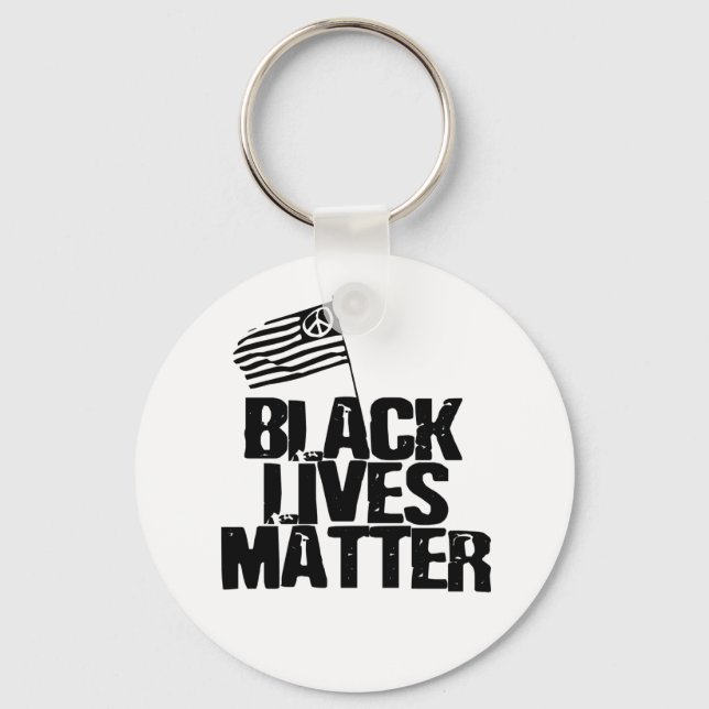 Black Lives Matter Key Ring (Front)