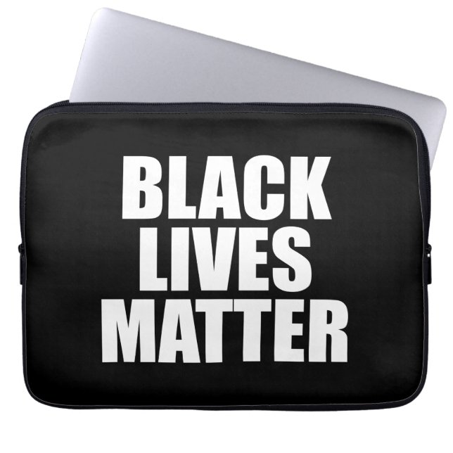 Black Lives Matter Laptop Sleeve (Front)