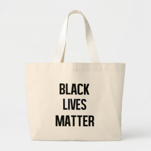 Black Lives Matter Large Tote Bag